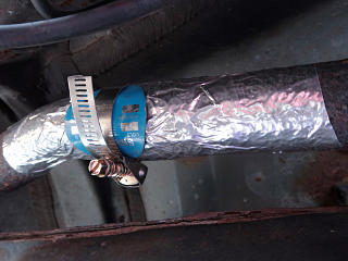 Extra patch and clamp to hold things together