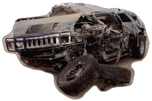  [trashed hummer] 