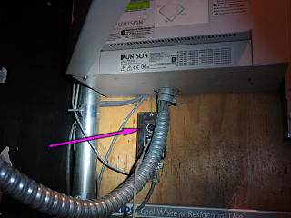 DMX input to house system
