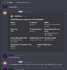 yag interal status: huge volume