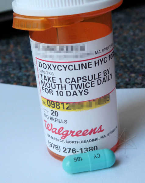 Doxycycline bottle