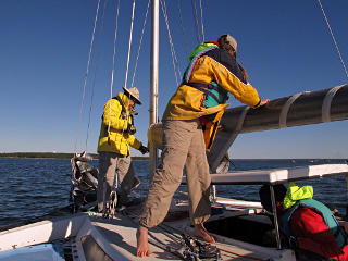 Furling the main