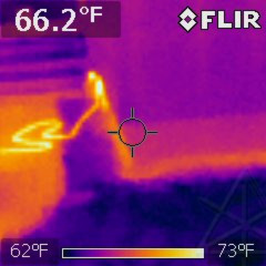 Thermal trace of EVSE feed wire