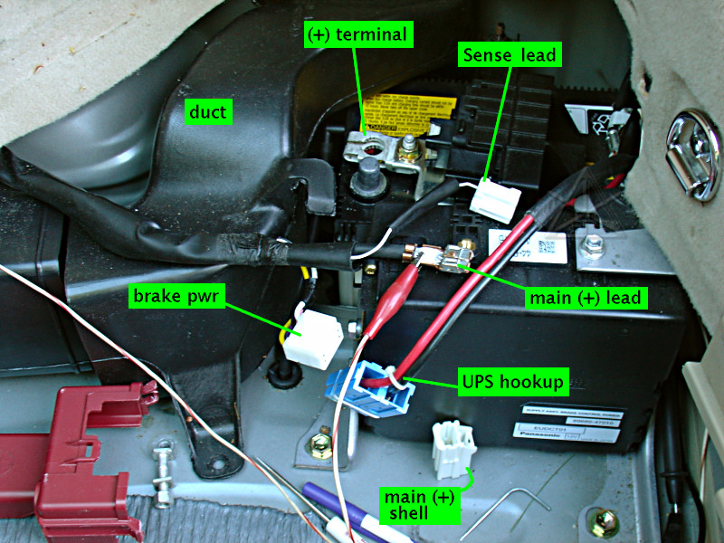 2008 Toyota prius starting battery