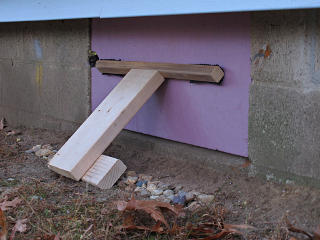 Basement window cozy
