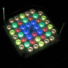 LED matrix, separate color emitters
