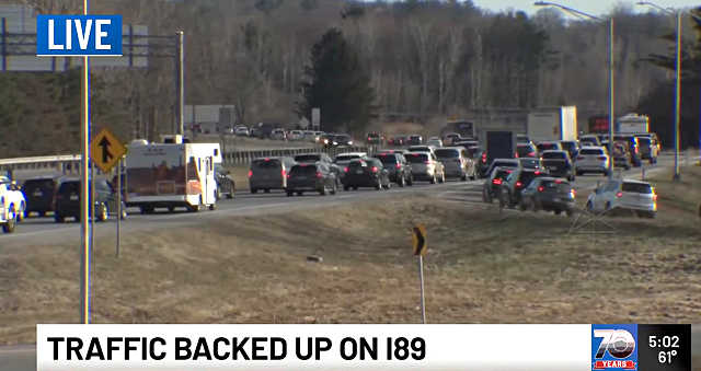 Huge backups on interstates made lots of news