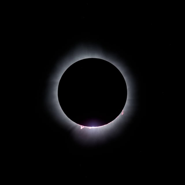 Another Reddit shot, probably from near totality edge