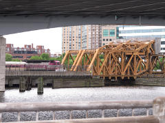 Railroad bridge out of North Station