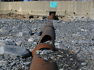 Bar Harbor storm outfall pipe
