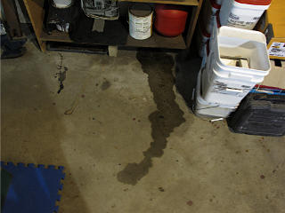 Water leaking into basement